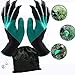 Awefrank Garden Gloves with Fingertips Claws Quick– Great for Digging Weeding Seeding poking -Safe for Rose Pruning –Best Gardening Tool -Best Gift for Gardeners (Double Claw)