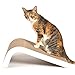 4CLAWS Incline Scratching Pad (White) - Basics Collection Cat Scratcher