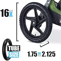 bob stroller wheel size