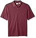 Haggar Men's Short Sleeve Minibox Knit Polo