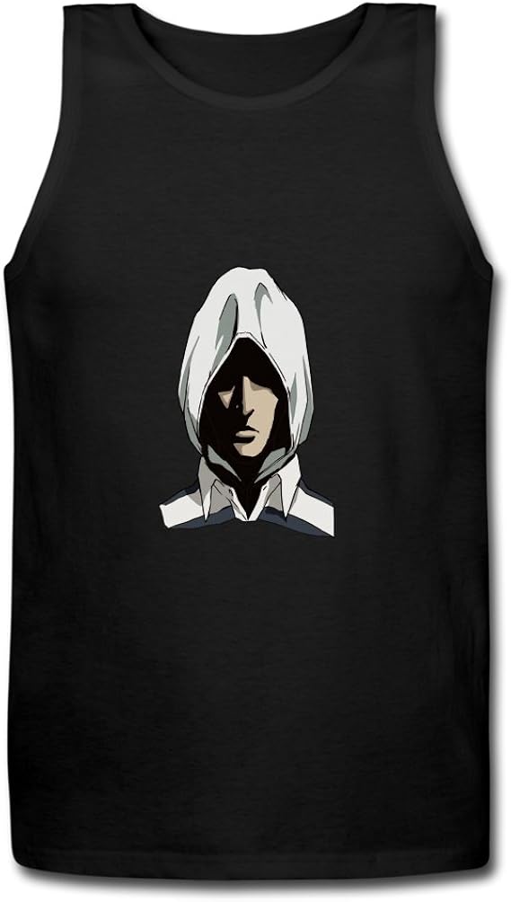 Amazon メンズ 袖なし 可愛い監獄学園 神谷浩史画像 プリント スリープレス シャツ Xxl ブラック タンクトップ 通販