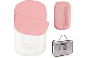 MEINDOOVM Baby Lounger - Snuggle Cozy Me Infant Lounger for Newborns | Breathable & Soft, Portable Awake-Time Pad, Essential Baby Gift (Lounger Cover Included)