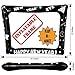 New Years Eve Inflatable Frame and Photo Booth Props – NO DIY Required Attached to The Stick – Fun Holiday Party Decorations for All Family – Great Theme Party Kit (New Years 2020 Props)