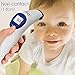 SENQIAO Jumper Forehead Thermometer Infrared Object Thermometer Fever Alarm Back LCD Non Contact IR Baby Temperature for Newborn,Children, Adult,Clinical Digital CE FDA Approved