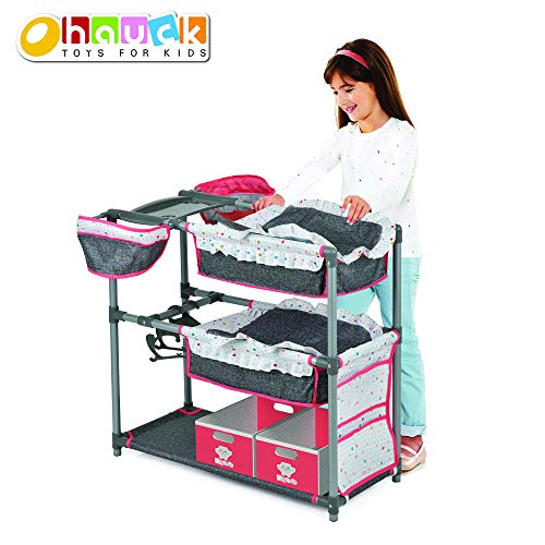 Hauck Twin Doll Play Set (Doll Not Included) Doll Stroller For Kids Play NEW - Thumbnail 7