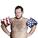 GoFloats American Flag Adult Water Wing Floaties - Own The Pool (Novelty USE ONLY)