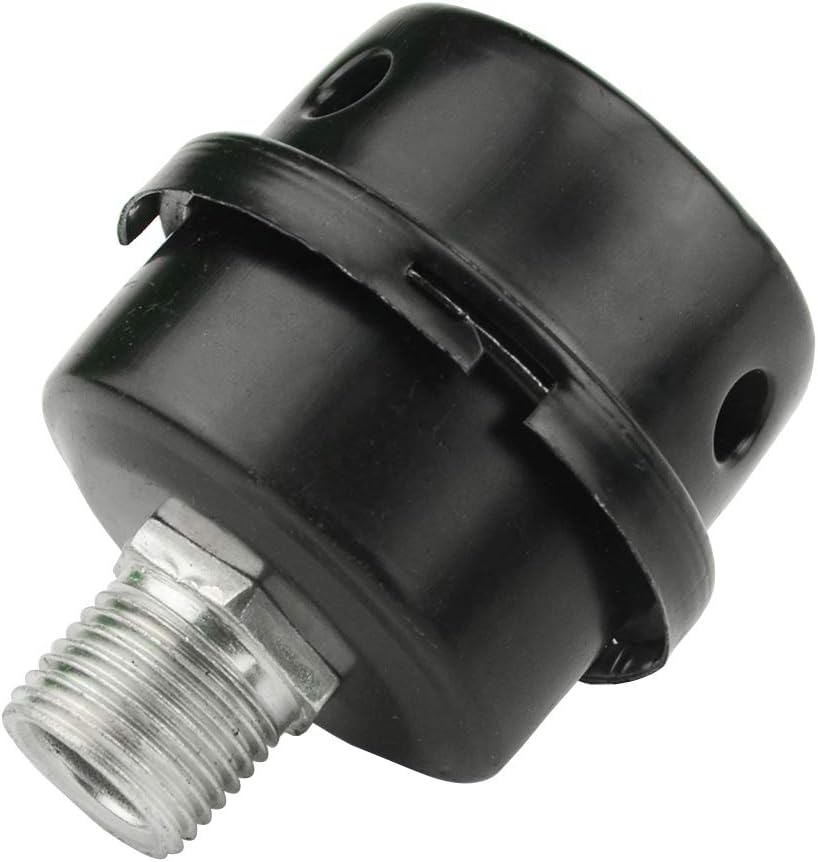WMYCONGCONG 2 PCS 20mm Air Compressor Silencer Filter, Metal Air Compressor Intake Filter Sound Muffler Silencer, 1/2" PT - Image 4