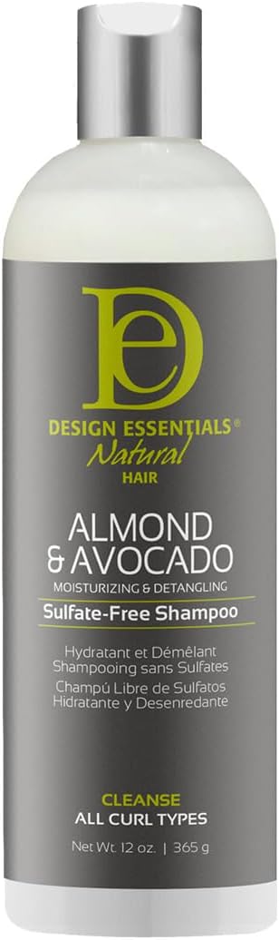 Design Essentials Natural Almond Avocado Shampoo Sulfate-Free Moisturizing