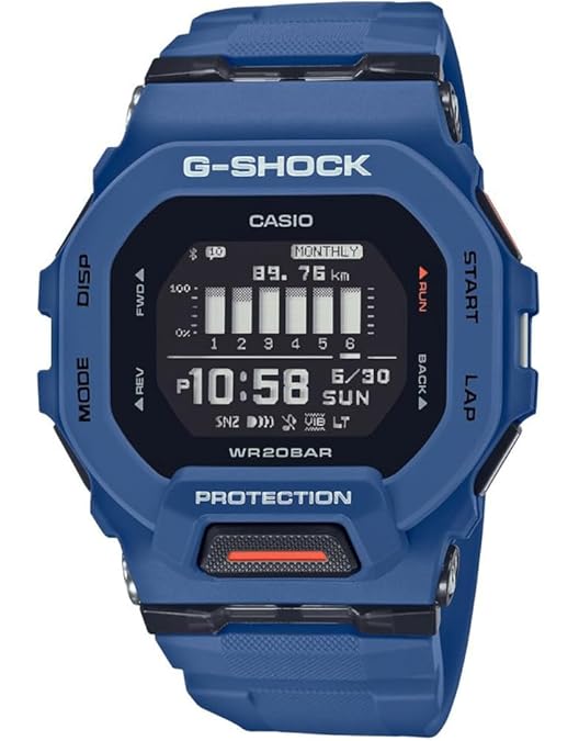 Relógio Casio G-Shock G-Squad Sports GBD-200-1DR Contador de