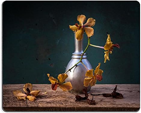 Luxlady Gaming Mousepad IMAGE ID: 24991466 retro vase and orchid