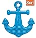 Mayapple Baby | Suri the Octopus and Friends Teether - 1 Silicone Teething Toy - Dark Blue Anchor Single - Award-winning, Patented