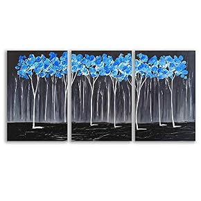 3 Plane Abstract Oil Painting Painting Wall Bedroom...