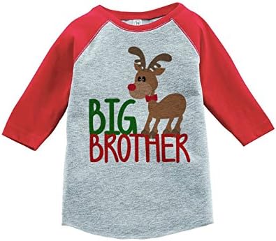 Youth Big Brother Christmas Shirt Red