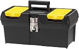 Stanley Toolbox with Metal Latch 16 in 2 Lid Organisers Removable Tote Tray