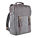 Gootium Vintage Canvas Leather Backpack, Unisex Casual Rucksack 15.6 Inch Laptop Satchel