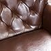 Christopher Knight Home Franklin Tufted Bonded Leather Club Chair, Brown