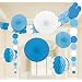 Amscan Hanging Decorating Kit , Baby Shower, Blue