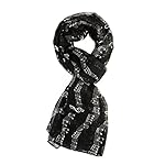 Wrapables Lightweight Musical Notes Long Scarf