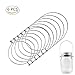 6 Pack Mental Wire Handles for Regular Mouth Mason, Canning Jars Hanger, Hanging Jars, Jar hanging Hook