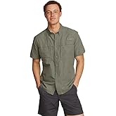 Eddie Bauer Mens Short Sleeve Ripstop Guide Shirt