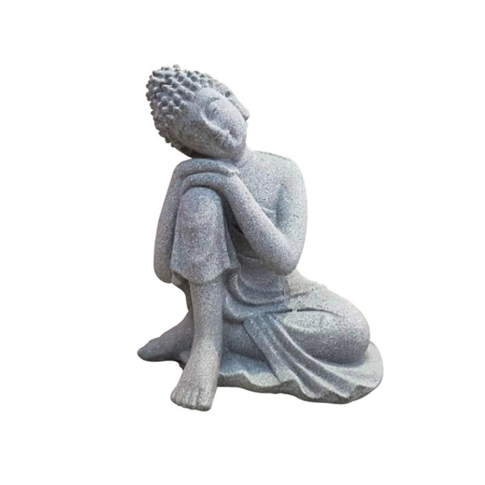 NA Buddha Statue Sleeping Buddha Decorative Figurine Sitting Buddha Decoration Sculpture for Home, Office, Table Top Decoration