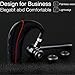 HonShoop Bluetooth Headset Handsfree Wireless Bluetooth Earpiece V5.0 in Ear with Stereo Mic for Compatible iPhone Android Cell Phones Business/Workout/Driving