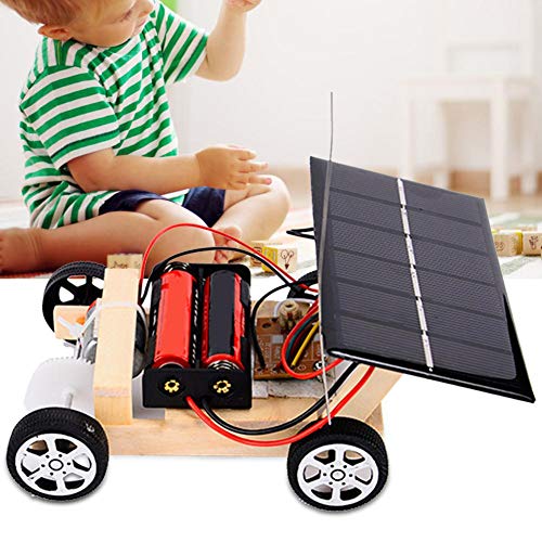 image for Zerodis Assembly Model Car, DIY Assembled Solar RC Toy Electric Remote