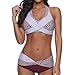 Halter Push Up Bikini Mujer Trajes de baño con frente torcido Trajes de baño acolchados Punto de Moda impreso Winethumb 3