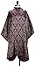 Divine Damask Purple and Black Salon Hair Cutting Styling Cape Oversized 55 X 58