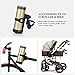 Uarter Bottle Holder Bicycle Water Bottle Cage Rack 360 Degree Rotating Baby Bottle Holder for Stroller MTB Bike
