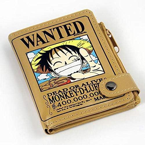 One Piece Wanted Monkey D Luffy Anime Wallet The Scalp To Fight Wallet One Piece Cartoon Burse Animation Notecase Vertical Purse Buy Online At Best Price In Uae Amazon Ae