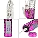 Tracy's Dog G-Spot Rabbit Dildo Vibrator, Rechargeable Clitoris Vagina Stimulator Massager Thrusting and Rotating Adult Sex Toys for Women Lesbian Couples (Purple)