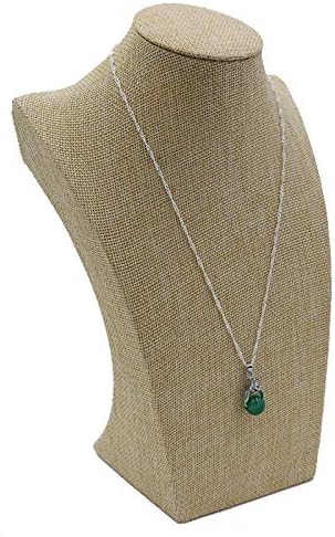 Polmart H1-Y Necklace Bust, Yellow Linen, 8 ยผโ
