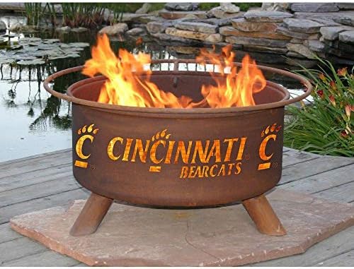 Amazon Com Collegiate Fire Pit Team University Of Cincinnati