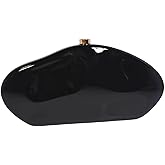 louceko Acrylic Shell Handbag Removable Chain Crossbody Shoulder Evening Bag Clutch Purse for Women Formal Wedding Party Prom