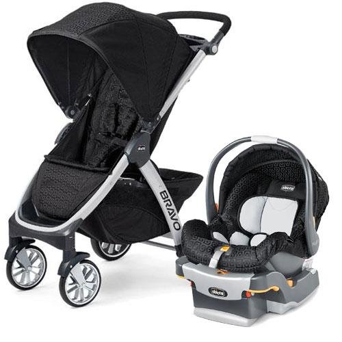 Chicco - Bravo 22 lb Stroller Trio System - Ombra
