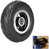 6X2 Inflation Tire Wheel Use 6" Tire Alloy Hub 160mm Pneumatic Tyre Scooter F0 Pneumatic Wheel Trolley Cart Air Wheel M8