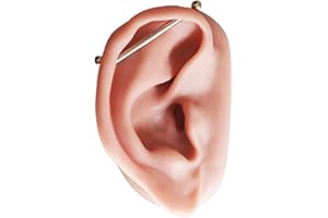 ALL BODY ART Non-Piercing Fake Adjustable Faux Industrial Piercing Earring