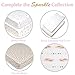 American Baby Company Printed 100% Cotton Knit Fitted Contoured Changing Table Pad Cover/Sheet - Compatible with Mika Micky Bassinet, Sparkle Gold/Pink Arrows, for Boys and Girls