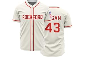 OEQVUWH Men's #43 City Baseball Jersey Peaches A League of Their Own Movies Baseball Shirts Stitched