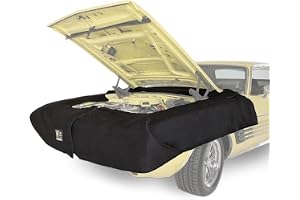 Bob's Original Fender Cover - Complete Engine Compartment Coverage - Fender Covers for Mechanics - Adjustable, Thick and Soft, Fits Multiple Vehicles