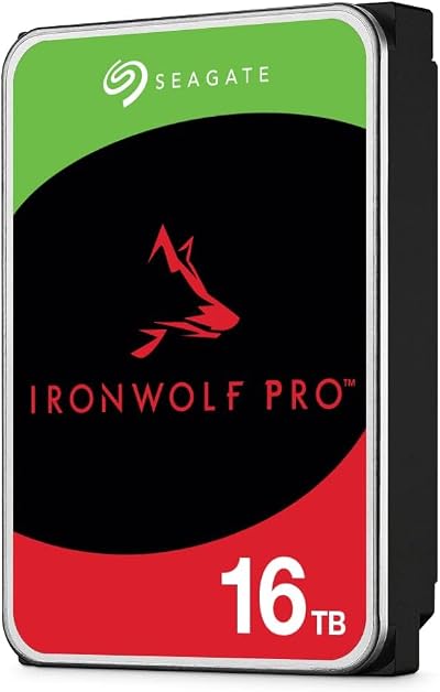 Seagate IronWolf Pro 16TB NAS Internal Hard Drive CMR SATA 7200RPM 256MB