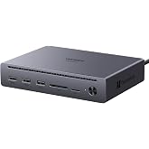 UGREEN Maxidok Thunderbolt 5 Docking Station, Triple 4K@144Hz, 3xTBT5 Port | 10-in-1, 120Gbps Max Transfer, DP 2.1 Port, Dual/Single 8K@60Hz, 140W Total Power, Gigabit Ethernet, SD/TF 170MB/s