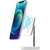 TALK WORKS Magnetic Desktop Cell Phone Stand for iPhone 12, 13 - Also Compatible with MagSafe iPhone Cases - Charging Holder 