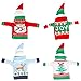 Konsait Ugly Sweater Christmas Party Kit, Knitted Christmas Wine Bottle Cover&Toppers for Beer Water Bottles Ornament for Xmas Christmas Party Favors Supplies Table Decoration Decor (4pack)