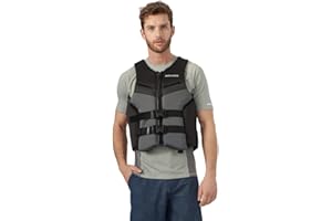 Sea-Doo Airflow Adult Unisex PFD/Life Jacket (Ecoprene) 285984, Black