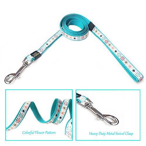 ANNIMOS Pet Dog Cat Collar & Leash Set Adjustable Collars - Thumbnail 3