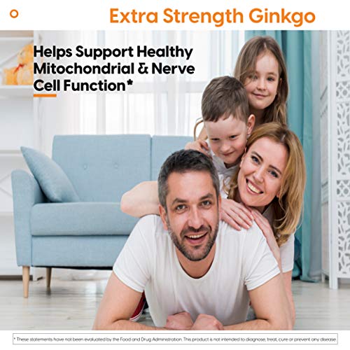 Doctor's Best Extra Strength Ginkgo, Non-GMO, Vegan, Gluten Free, Soy Free, Promotes Mental Function and Memory, 120 mg… - Image 6