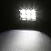 SHANREN DSquare 18w 1260lm 6 BD Flood Led Work Light Bar Off-road SUV Boat 4x4 Jeep Lamp 4wd(Park of 2)