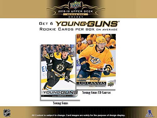 2018 2019 Upper Deck NHL Hockey Series One Factory Sealed Retail Box of 24 Packs Including 192 Cards Total with Possible Young Gun Rookie and Game Used Jersey Cards - Thumbnail 3